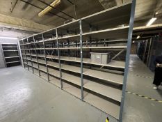 14 x Bays of Metal Warehouse Storage Shelving - H293 x W100 x D52 cms - 100cm Width Per Bay -