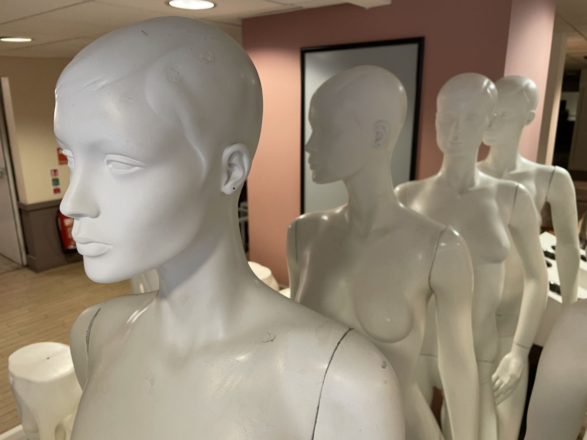 5 x Full Size Female Mannequins on Stands - CL670 - Ref: GEM210 - Location: Gravesend, DA11 - Image 7 of 8