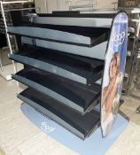 1 x Sloggi Underwear Display Stand With 8 Shelves - CL670 - Ref: GEM248 - Location: Gravesend, DA11