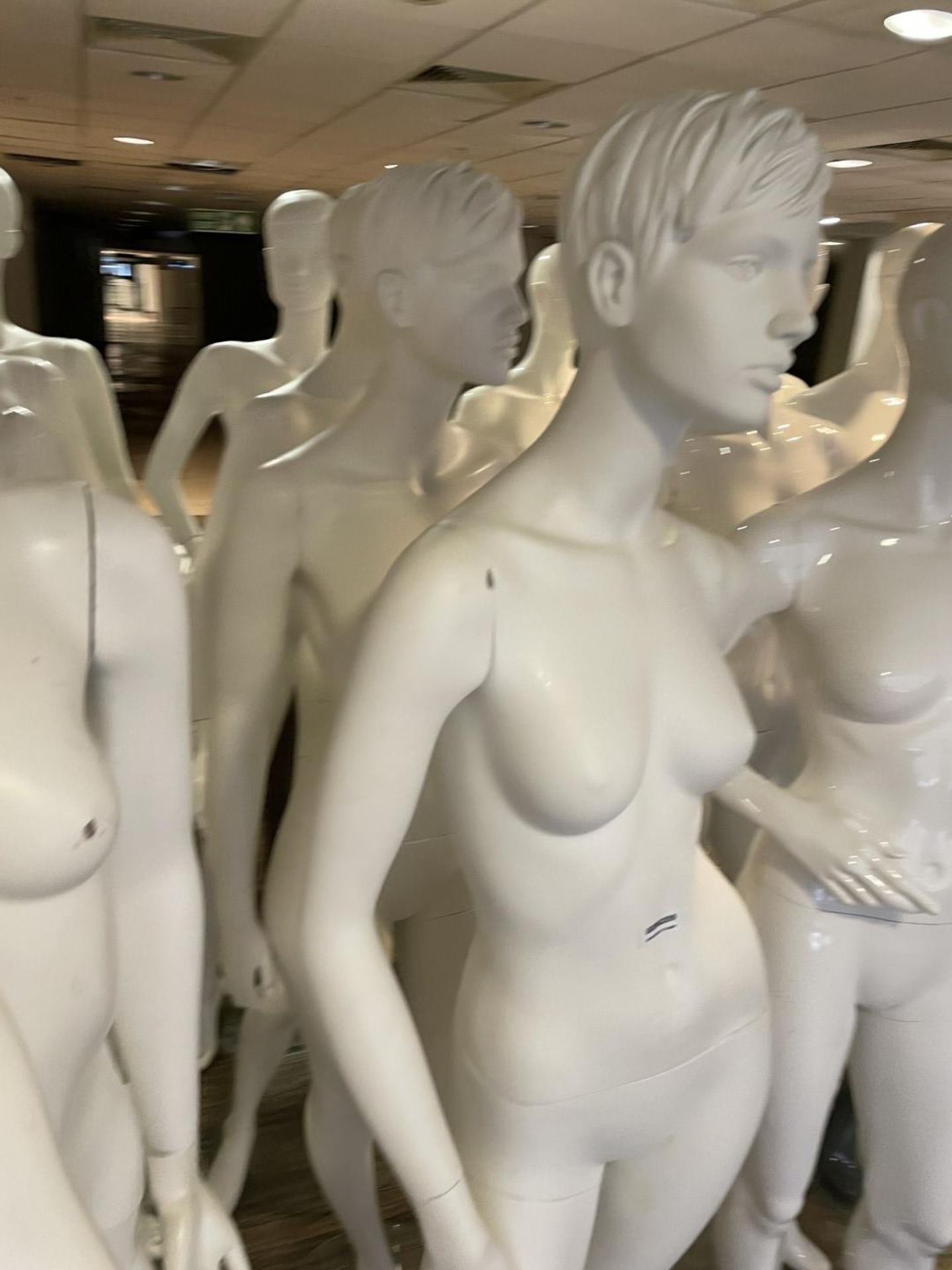 4 x Full Size Female Mannequins on Stands - CL670 - Ref: GEM209 - Location: Gravesend, DA11 - Image 6 of 9