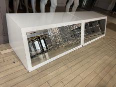 2 x Footwear Mirrors For Department Stores, Shoe Shops or Sports Shops etc - Size H50 x W120 x D65