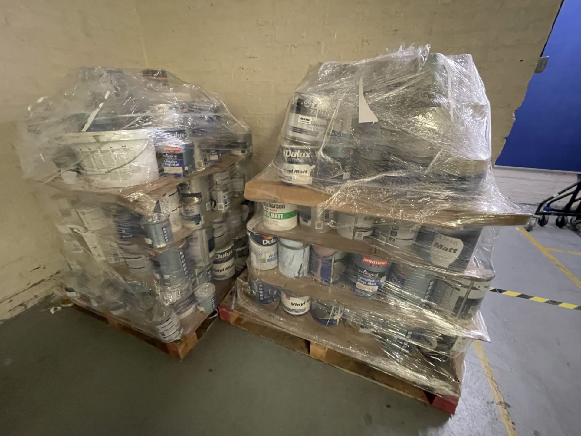 2 x Pallets of Tins of Paint  - Various Brands and Colours Included - CL670 - Ref: GEM320 - - Image 4 of 7