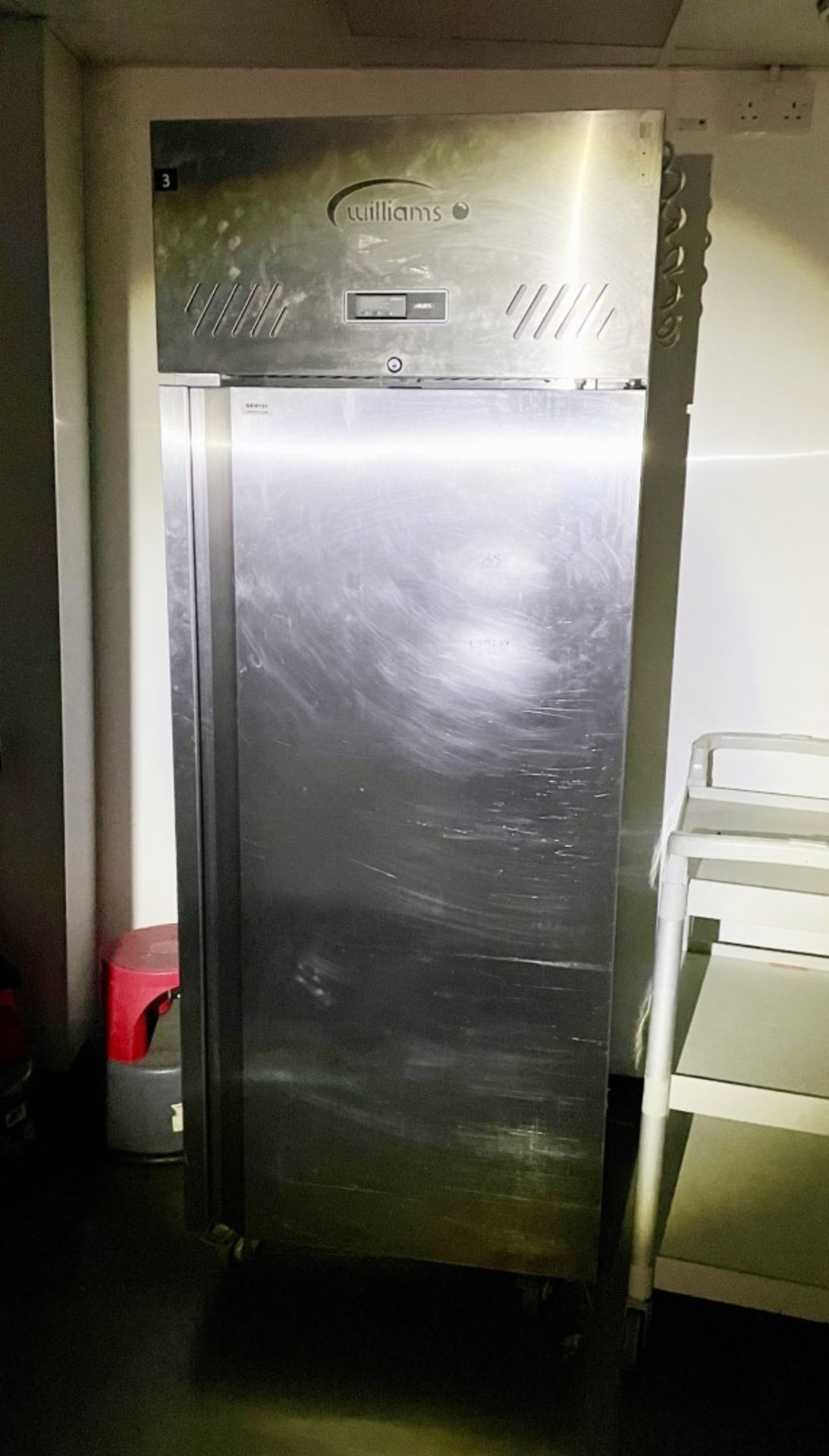 1 x Williams LJ1SA Upright Commercial Freezer With Stainless Steel Exterior - CL670 - Ref: - Image 3 of 6