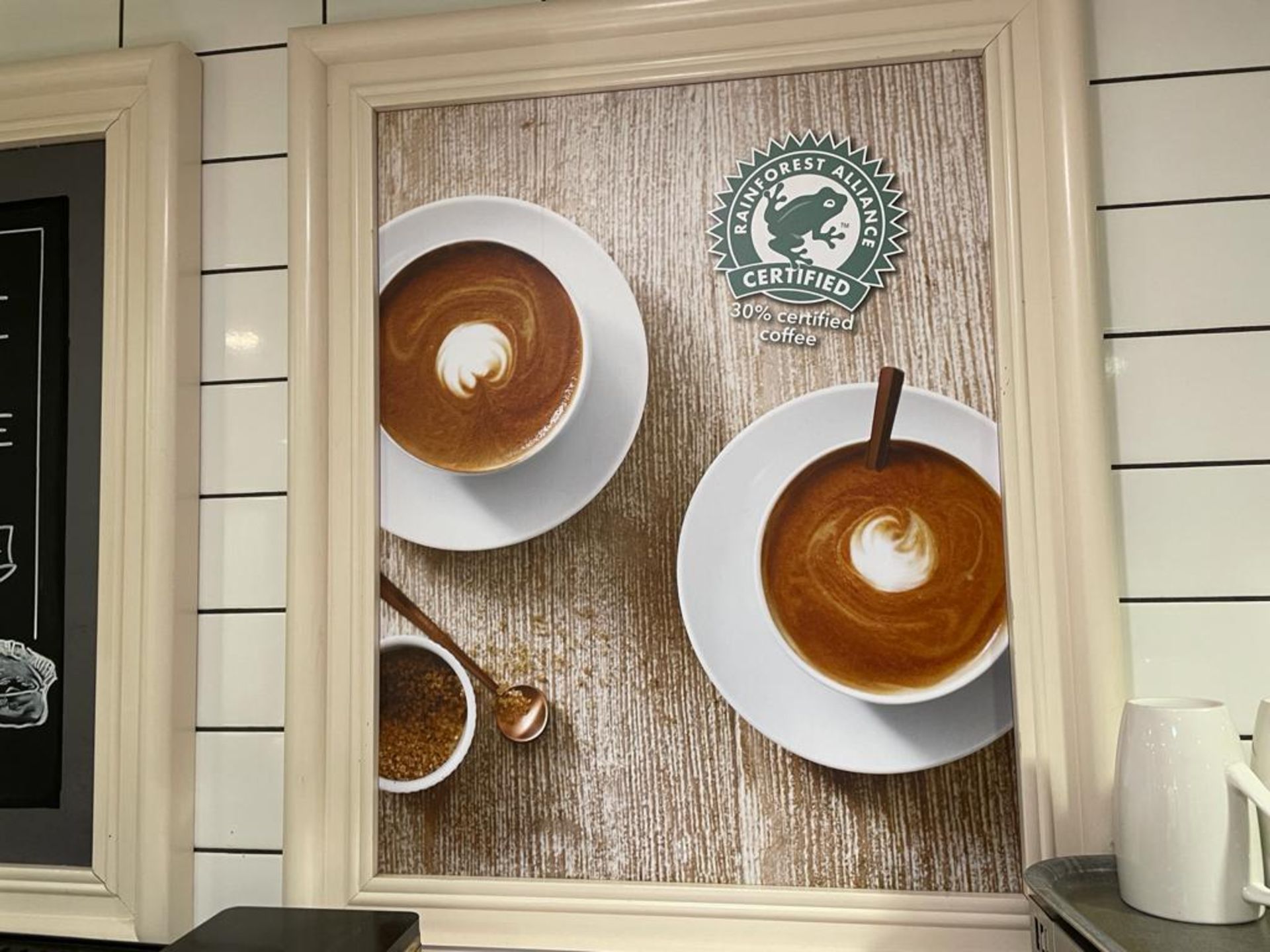 4 x Framed Advertising Signs Including Coffee Sign and Chalk Menu Price Boards - CL670 - Ref: GEM164 - Image 5 of 7