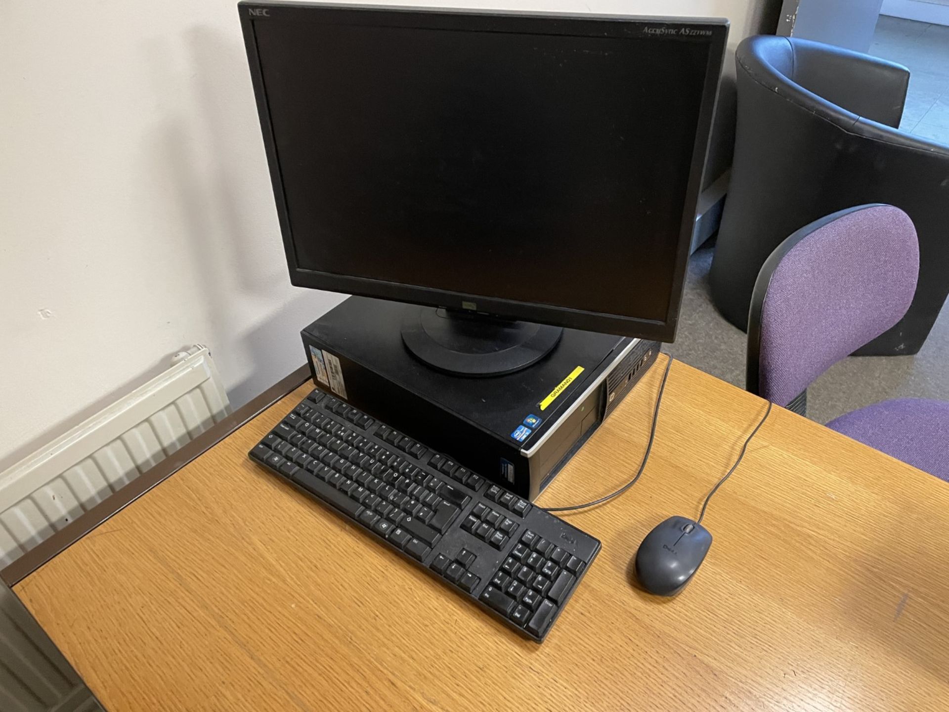 Assorted Collection to Include Lexmark Printer, Desktop PC With Monitor, Filing Cabinet, Desk and - Image 7 of 13