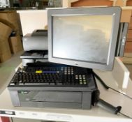 1 x NCR Epos System With Screen, Receipt Printer and Barcode Scanner - CL670 - Ref: GEM124B -