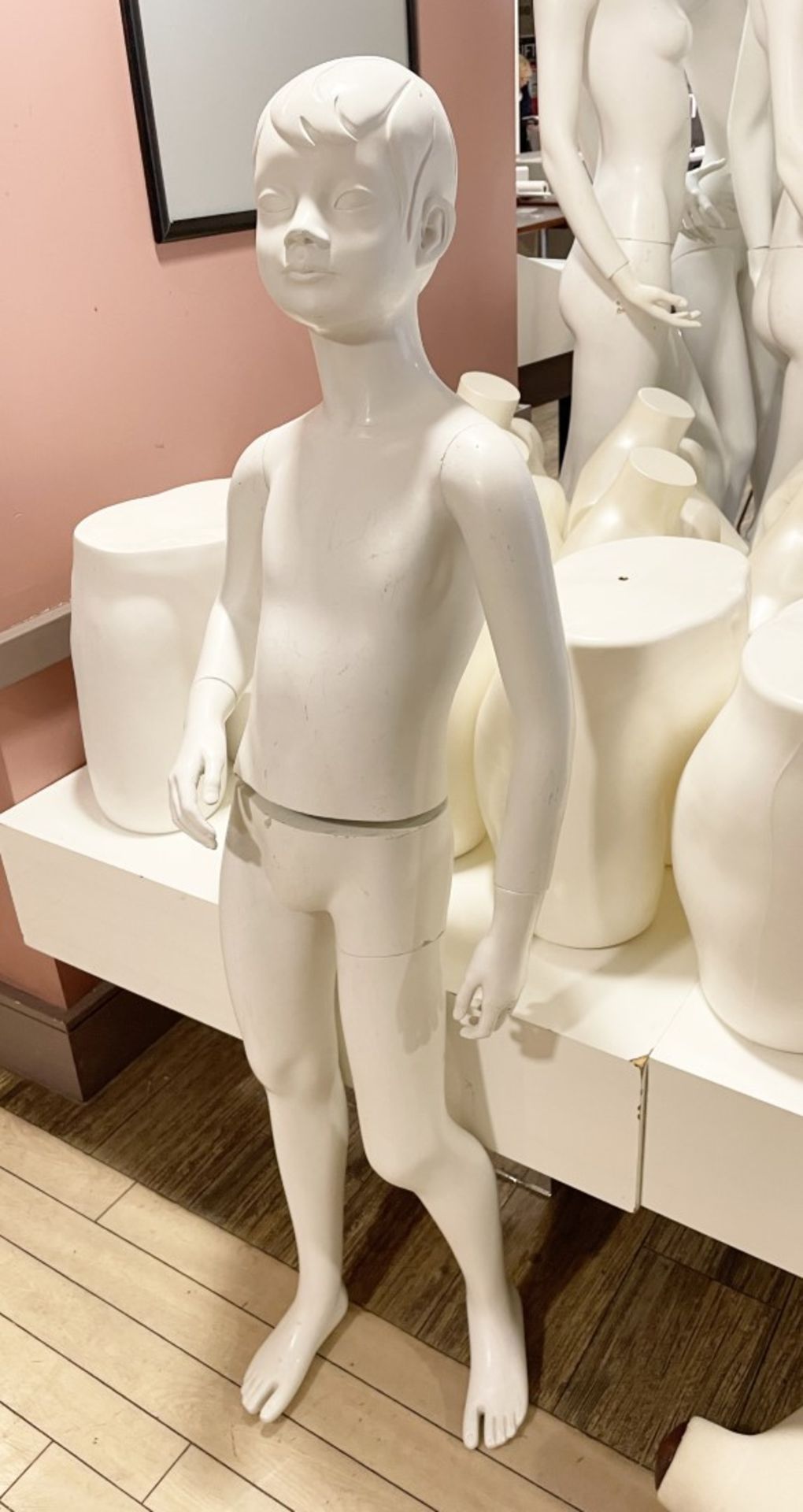 1 x Large Collection of Mannequin Items Including 9 x Female Busts, 3 x Junior Mannequins, 2 x - Image 10 of 11