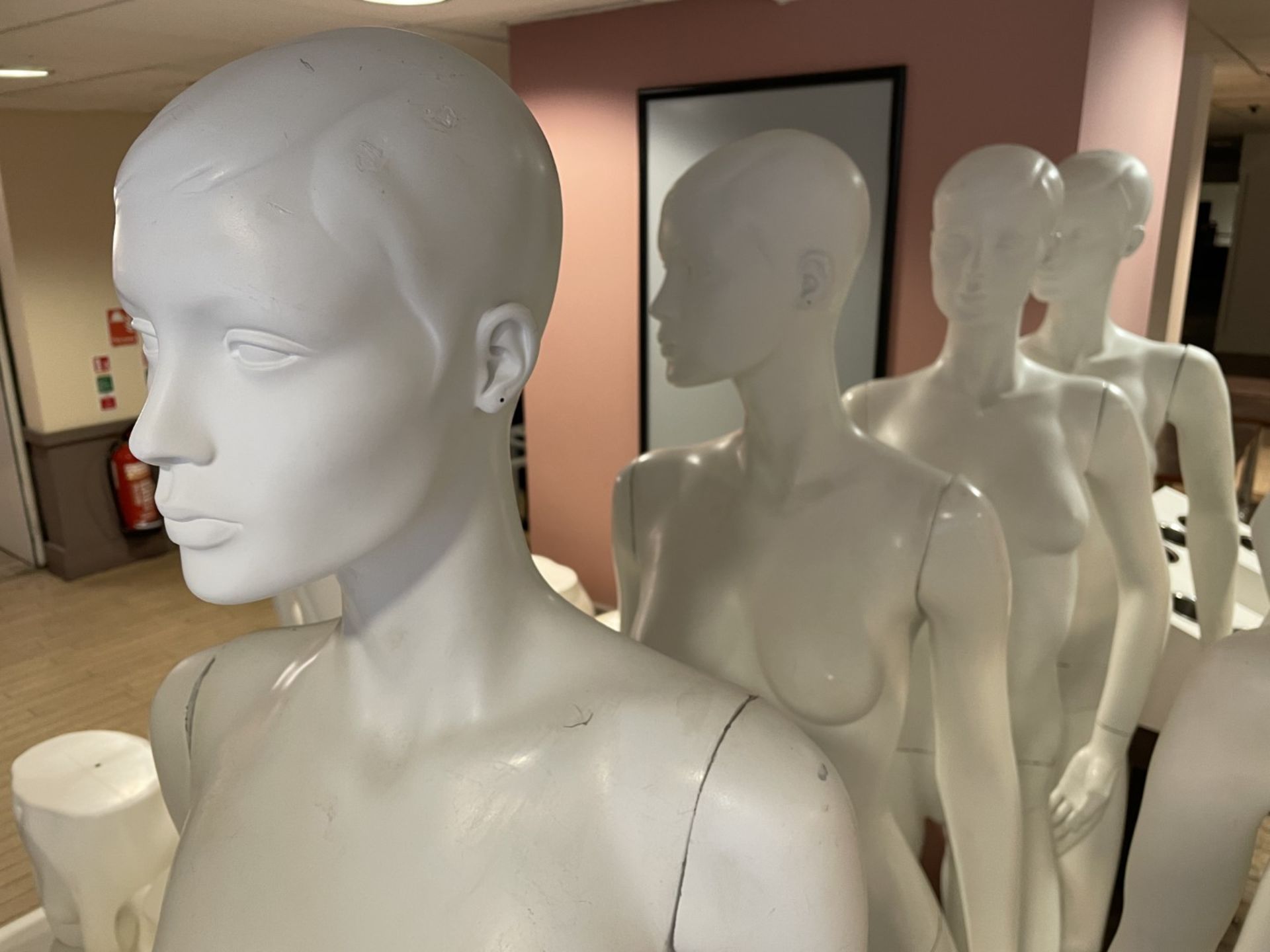 5 x Full Size Female Mannequins on Stands - CL670 - Ref: GEM210 - Location: Gravesend, DA11 - Image 8 of 8