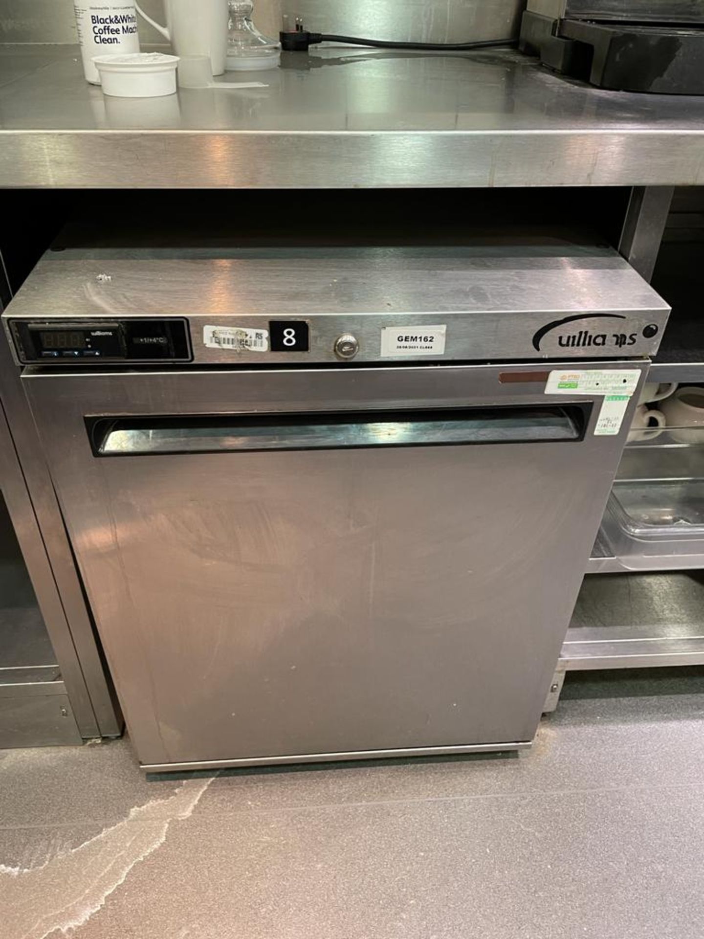 1 x Williams HA134SA Undercounter Refrigerator With Stainless Steel Exterior - CL670 - Ref: GEM162 - - Image 3 of 5