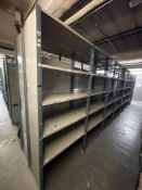 12 x Bays of Metal Warehouse Storage Shelving - H293 x W100 x D52 cms - 100cm Width Per Bay -