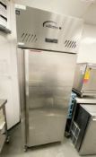 1 x Williams HJ1SA Commercial Upright Refrigerator With Stainless Steel Exterior - CL670 - Ref: