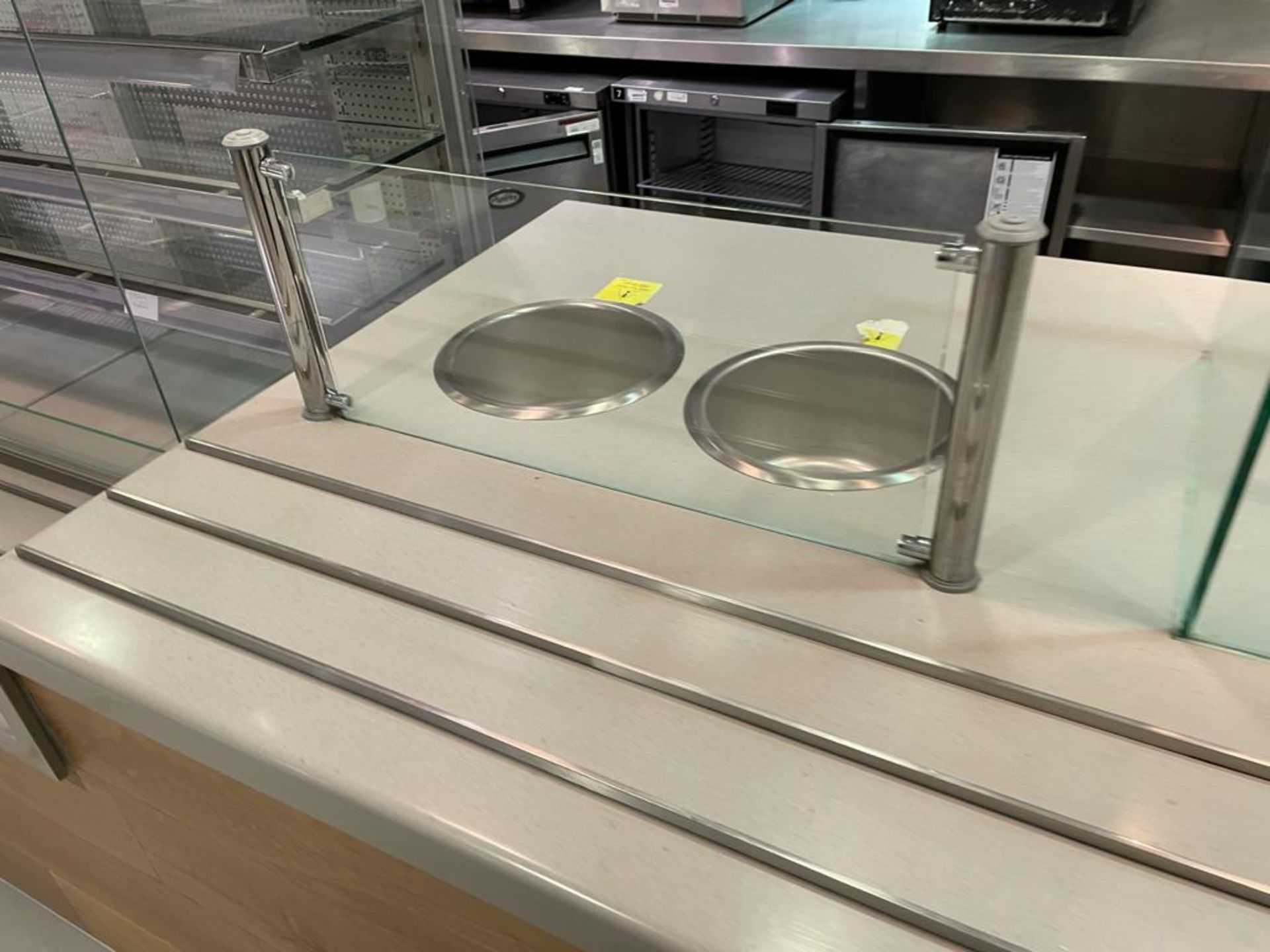 1 x Canteen Servery Counter Featuring Self Server Chiller, Plate Dispensers, Display Cabinet, - Image 19 of 26