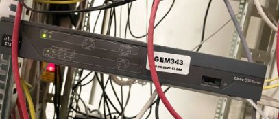 1 x Cisco 800 Series Router - CL670 - Ref: GEM343 - Location: Gravesend, DA11