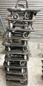 11 x Heavy Duty Steel Dolly Movers on Castors - Colour Black - CL670 - Ref: GEM285 - Location: