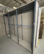 3 x Bays of Warehouse Clothes Rail Shelving - CL670 - Ref: GEM315 - Location: Gravesend, DA11