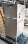 1 x Hobart Passthrough Dishwasher - Model AMXS-10A - 3 Phase - Year 2016 - Ref JP139 WH2 -