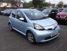 2006 Toyota Aygo+ Vvt-I 5dr Hatchback - CL505 - Ref: VVS0024 - NO VAT ON THE HAMMER - Location: Cor