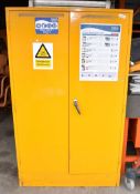 1 x Dangerous Chemicals Storage Cabinet - Dimensions: 153 x W92 x D46 cms - Recently Removed From