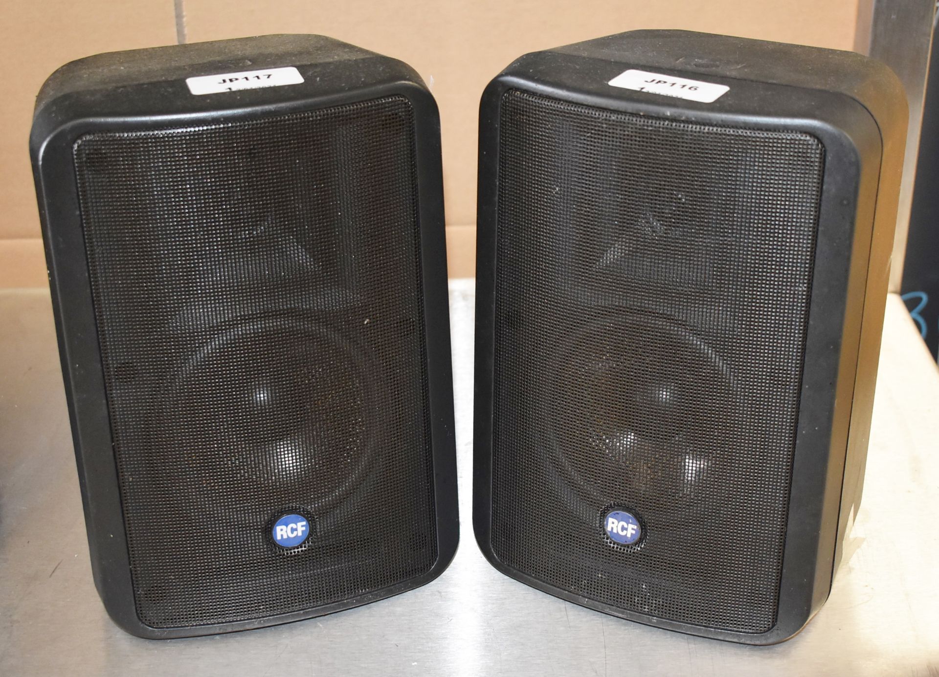 2 x RCF 175-Watt Two-Way Compact Monitor Speakers - Model Monitor 55 - RRP £246 - Ref: JP/JP - CL700