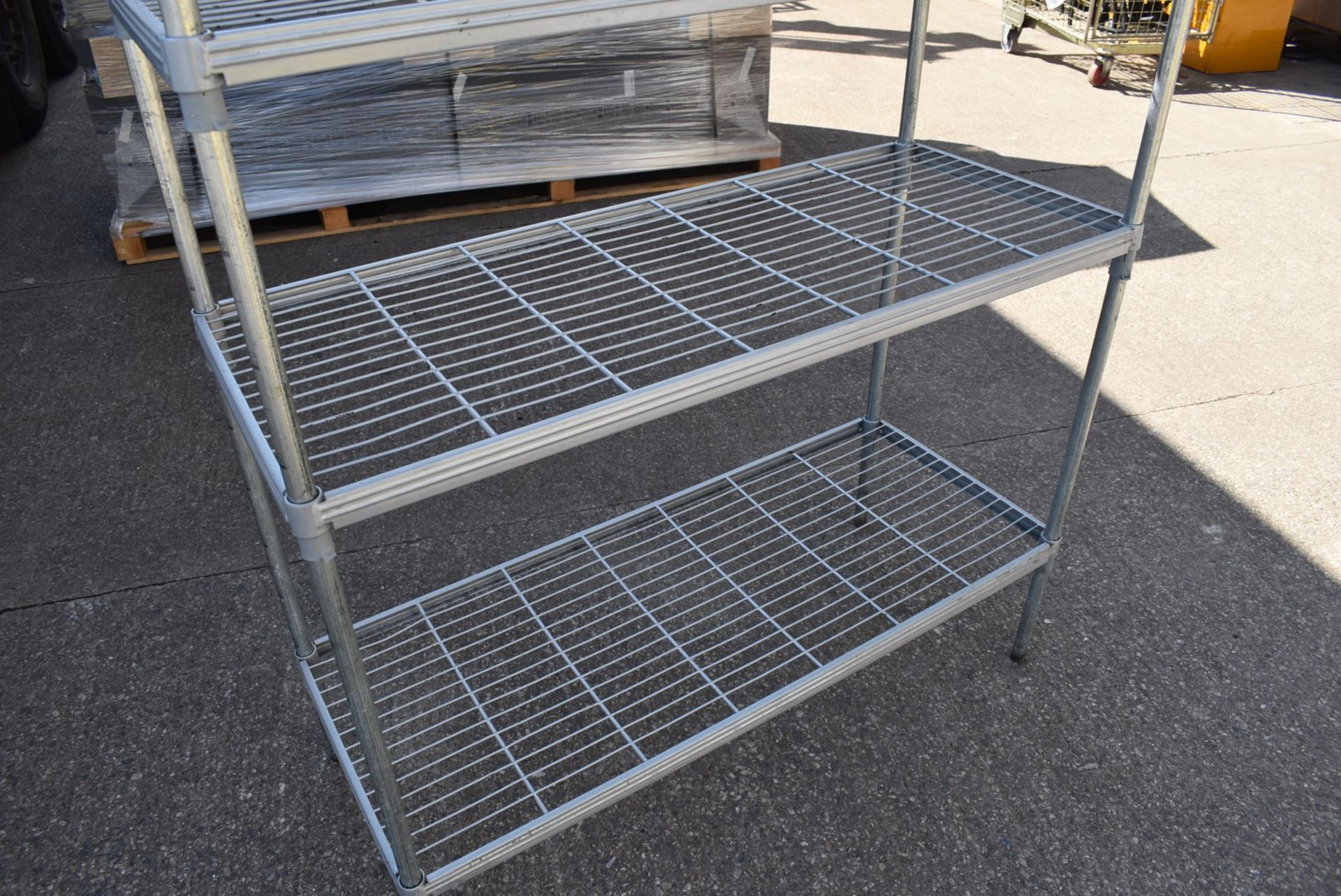 1 x Commercial Kitchen Three Tier Cold Room Shelf - Dimensions: H170 x W116 x D49 cms - Recently - Image 4 of 4