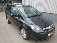 2012 Vauxhall Zafira Exclusive 1.7 Cdti Eflx Black 7 Seater MPV - CL505 - NO VAT ON THE HAMMER - Loc