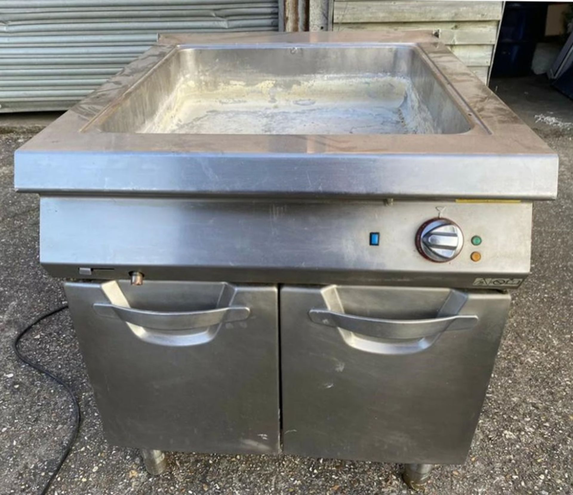 1 x Angelo Po Wet Well With Fan Assisted Hot Cupboard and Stainless Steel Exterior - CL667 -