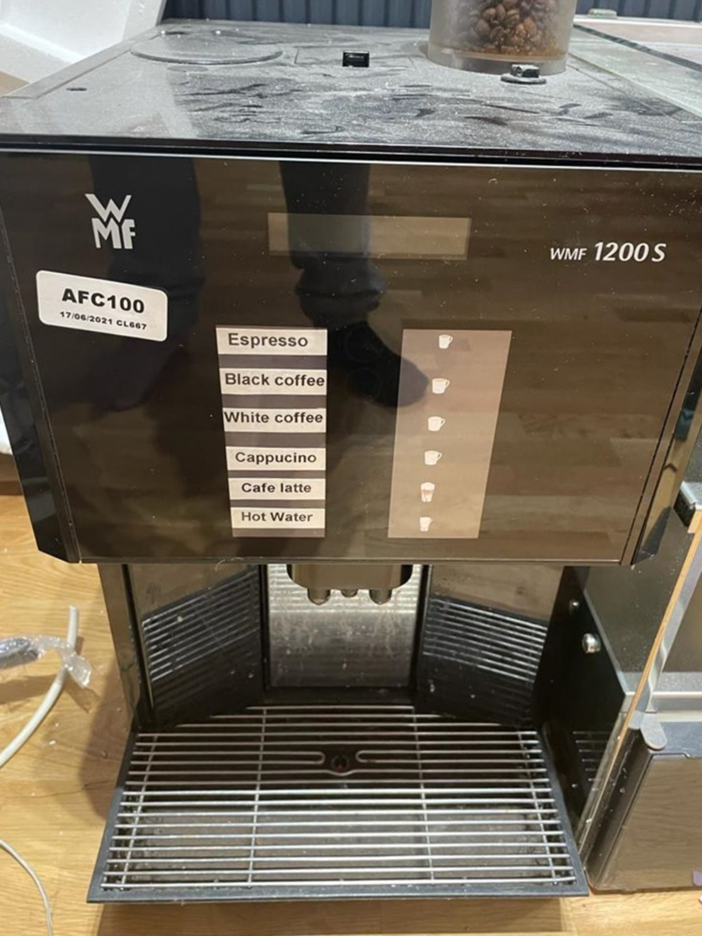 1 x WMF 1200S Commercial Bean to Cup Coffee Machine With Chiller and Cup Holder - Image 2 of 3