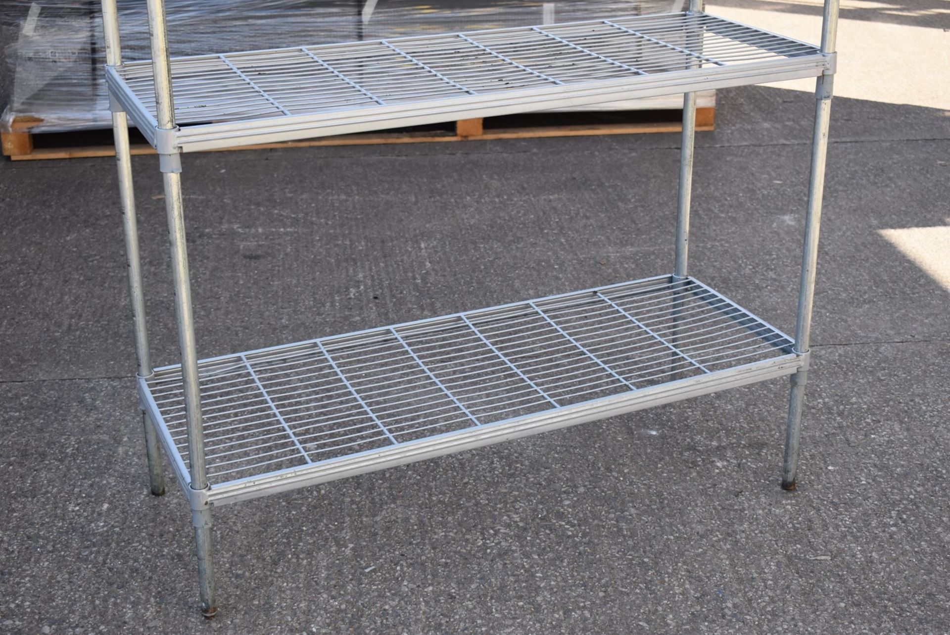 1 x Commercial Kitchen Three Tier Cold Room Shelf - Dimensions: H170 x W116 x D49 cms - Recently - Image 2 of 4