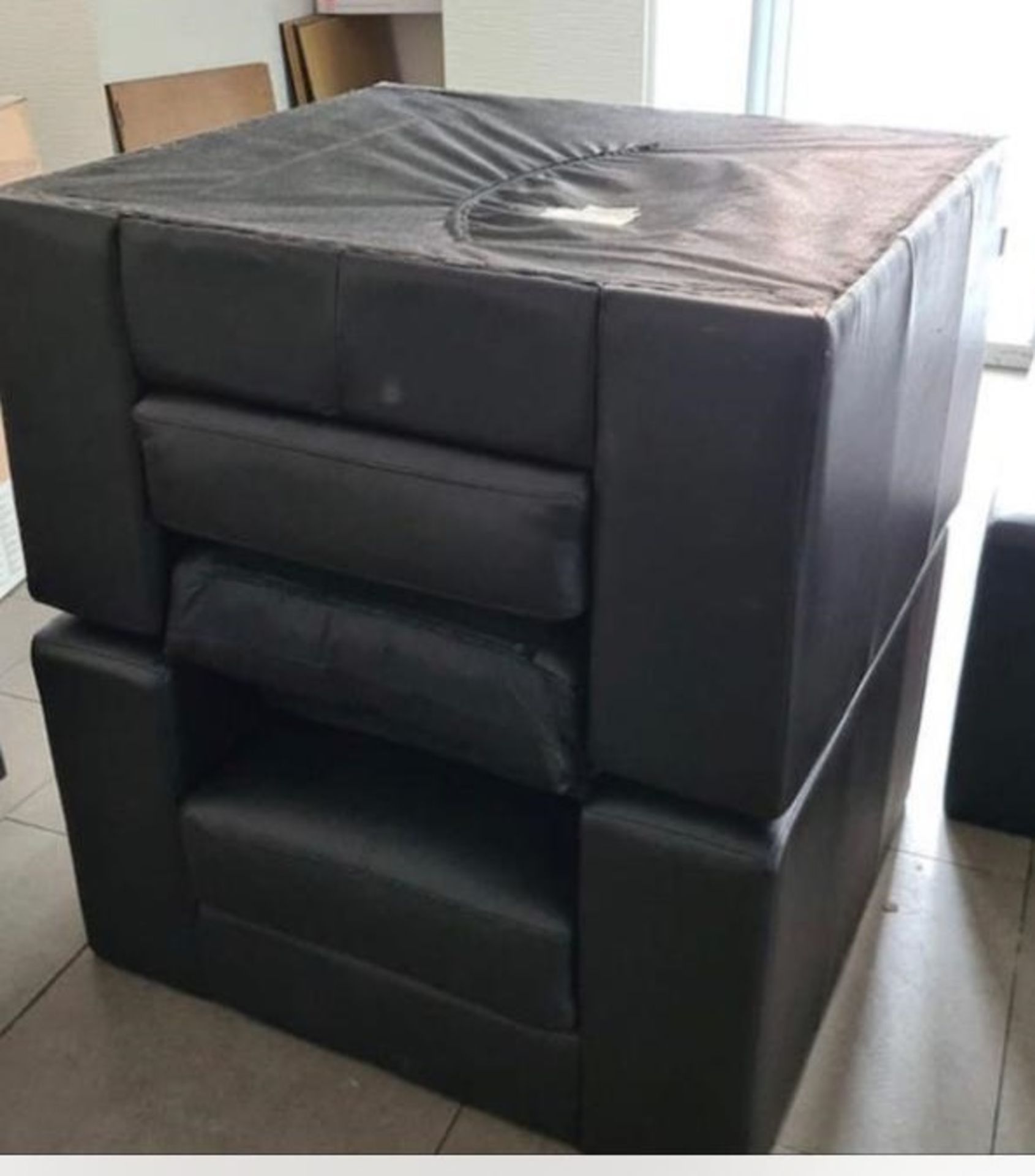 1 x Hotel Reception Armchair With Folding Back Rest Finished in Black - Recently Removed From Luxury - Image 2 of 3