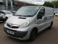 2009 Vauxhall Vivaro Sportive Cdti SWB Panel Van - CL505 - NO VAT ON THE HAMMER - Location: Corb