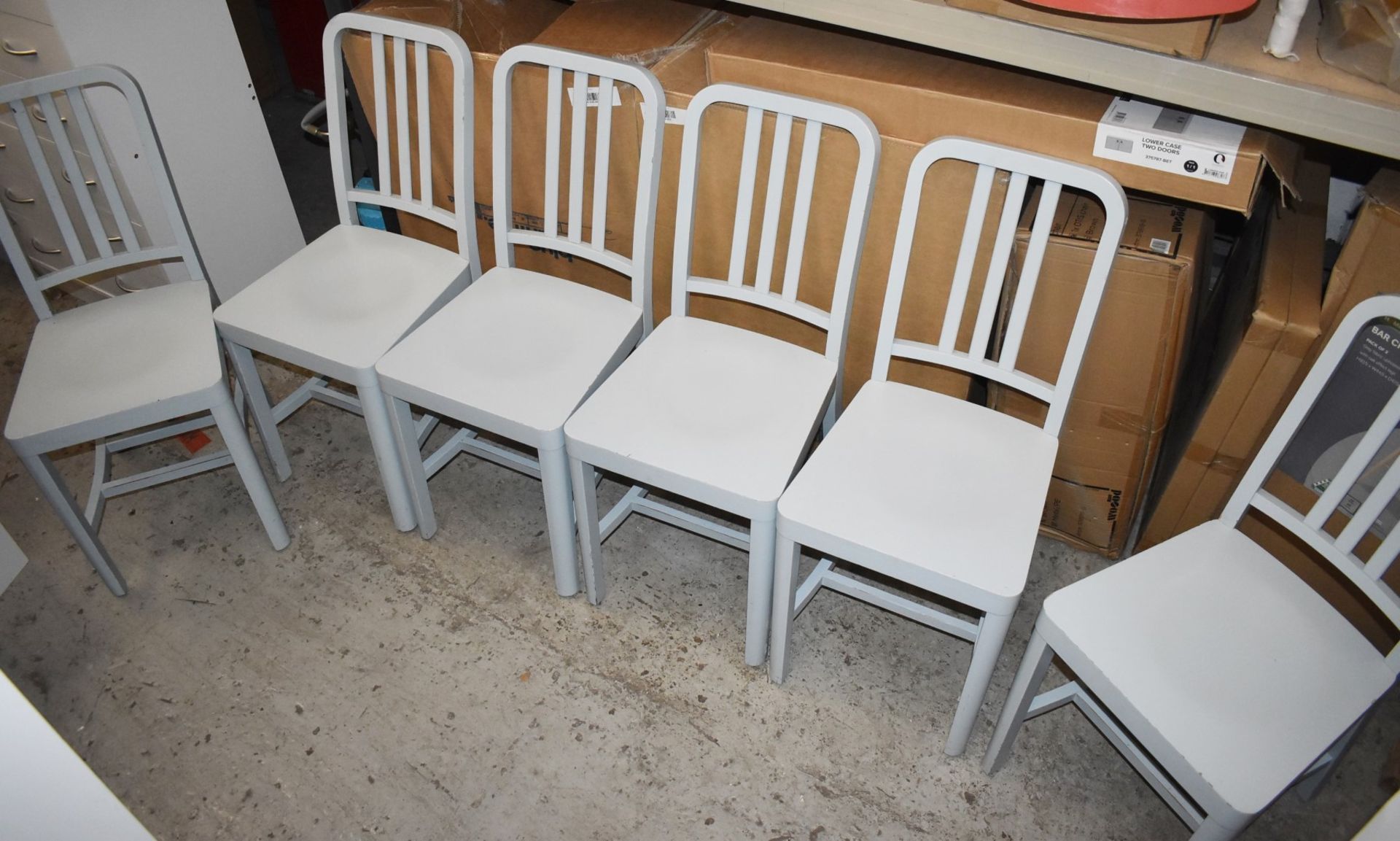 6 x Designer Billiani CO2 Contemporary Wooden Dining Chairs - Designed By Aldo Cibic - Made in Italy