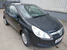 2007 Vauxhall Corsa Life Automatic - CL505 - Ref: VVS0017 - NO VAT ON THE HAMMER - Location: Corby,