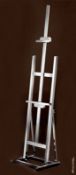 1 x Premium Decorative Display Metal Easel With A Nickel Finish - Ex-Display