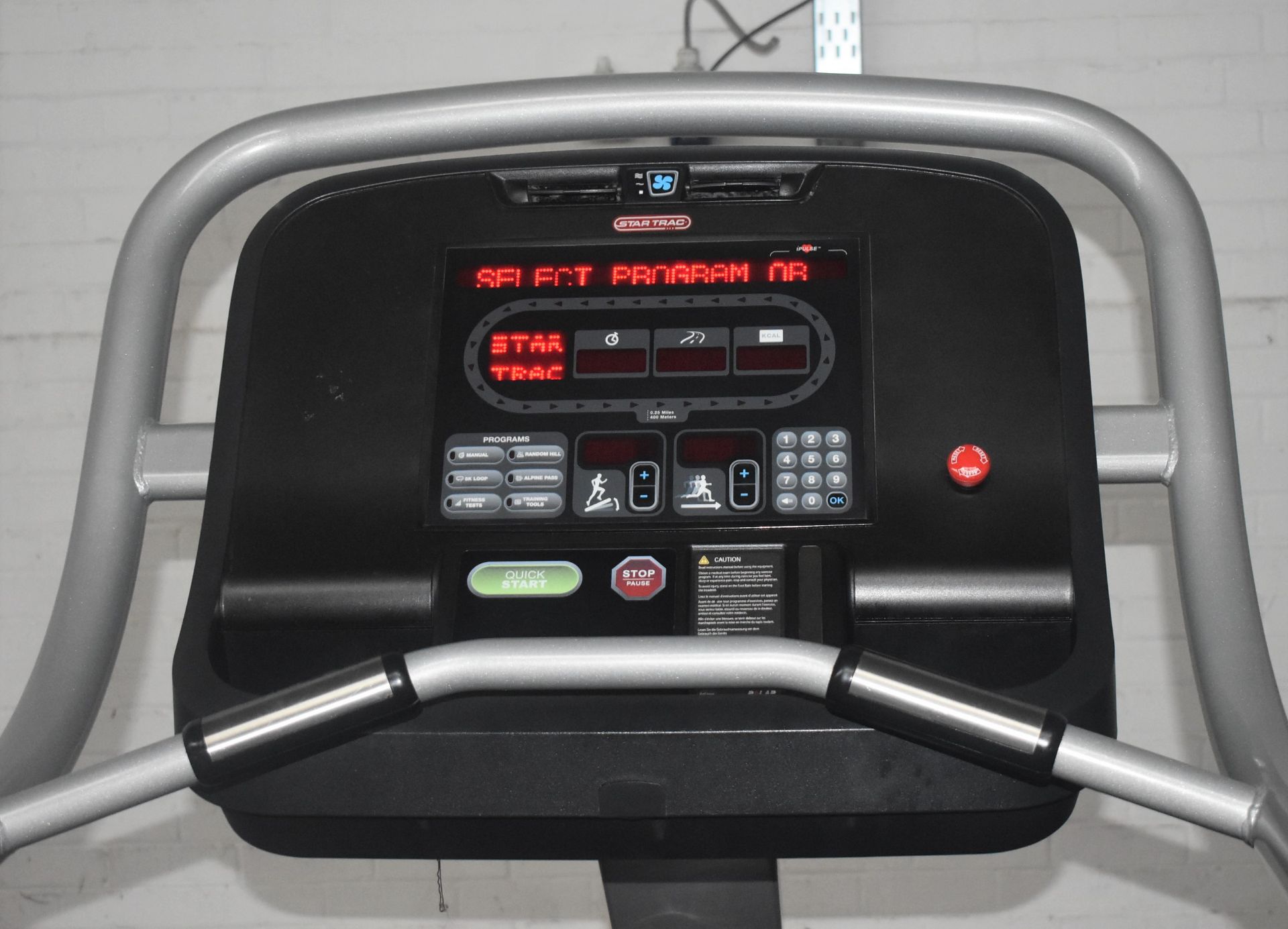 1 x Star Trac Commercial Excercise Treadmill With Uphill Feature - CL011 - Location: Altrincham WA14 - Image 4 of 8