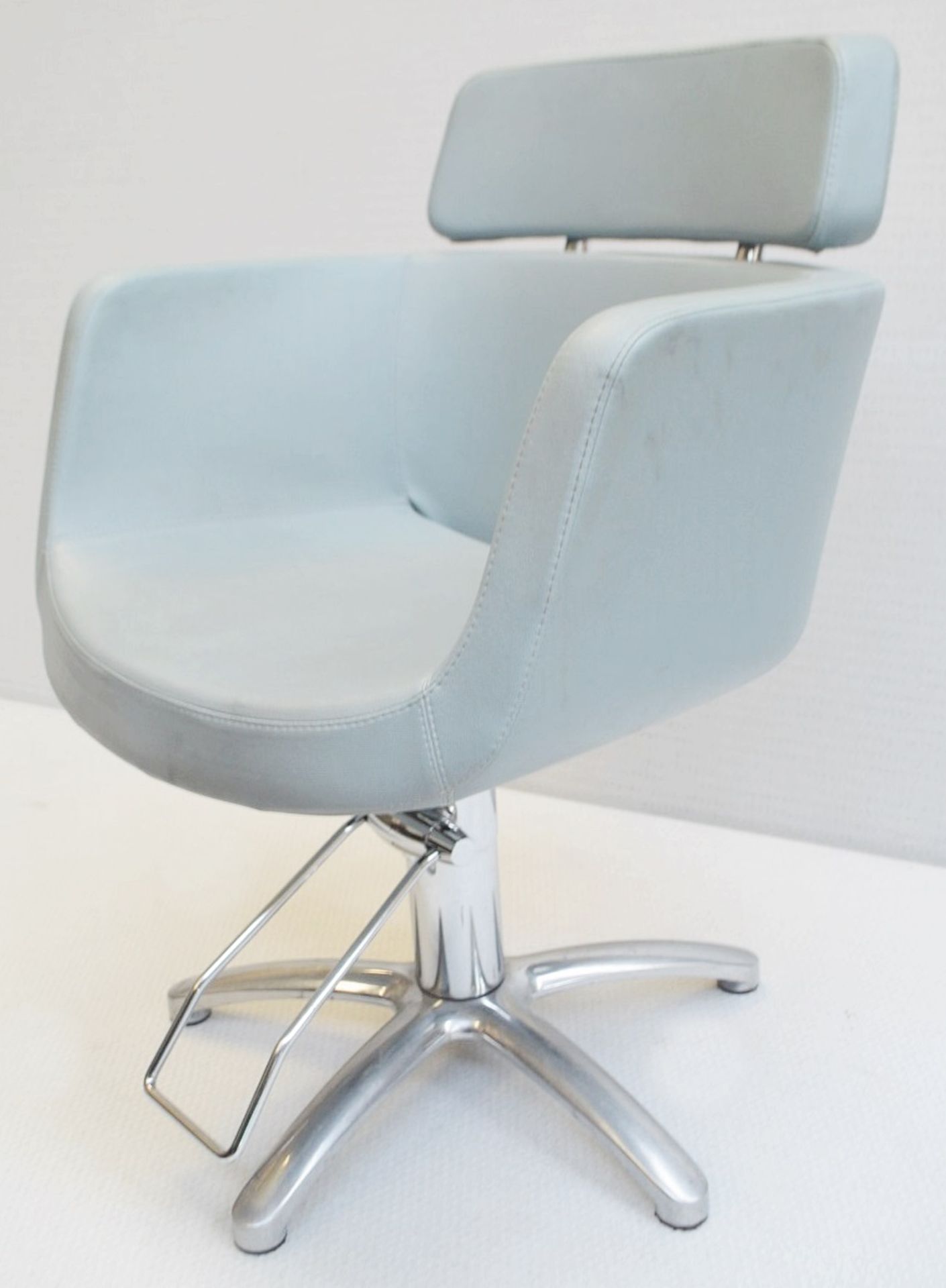 4 x Upholstered Swivel Treatment Chairs - Dimensions: W63 x D55 x H88cm, Seat 49cm - Ref: MHB101