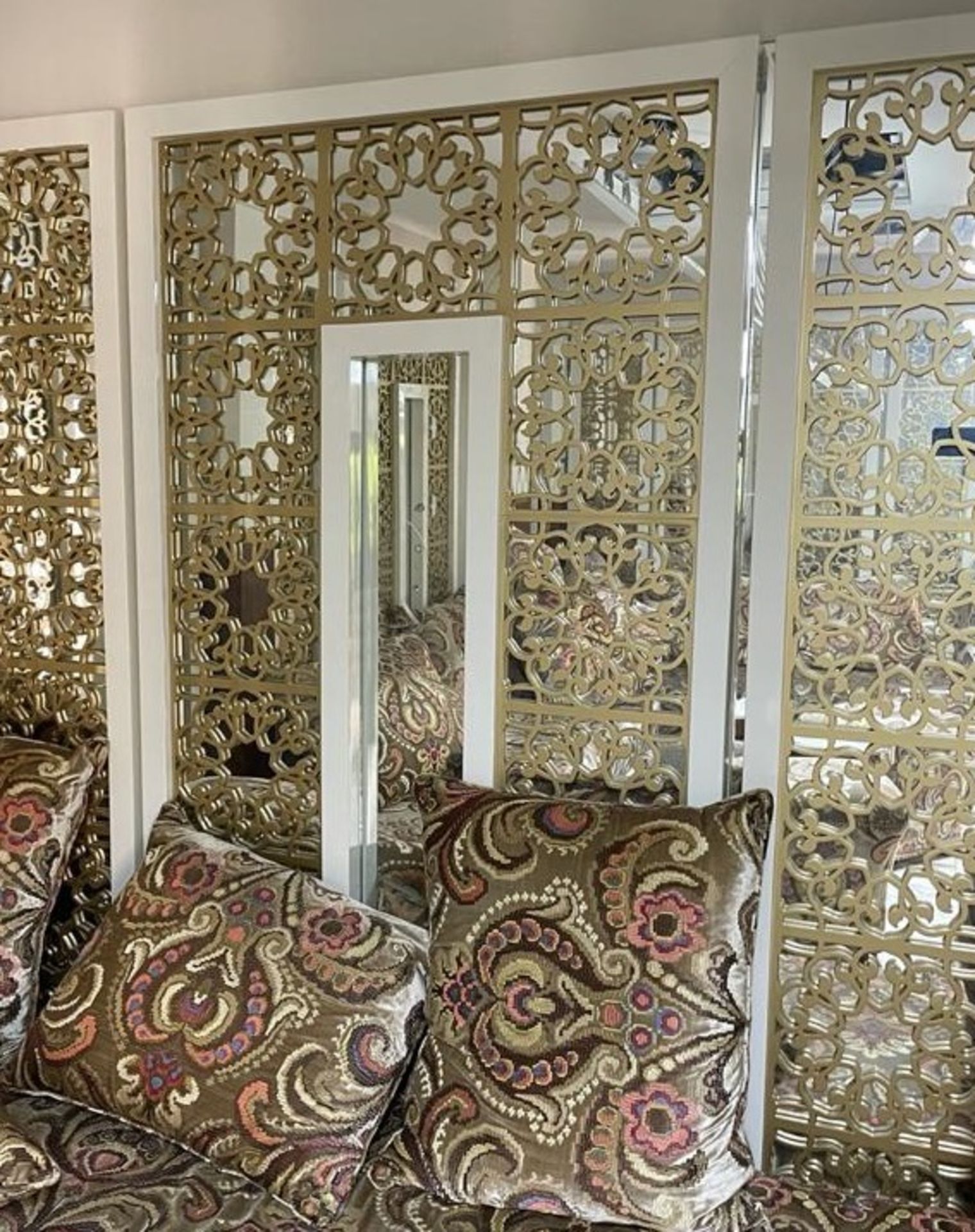 A Set Of 4 x Moroccan-style Room Divider Screen Panels  - Ref: HMS108 - CL668 - Location: Altrincham