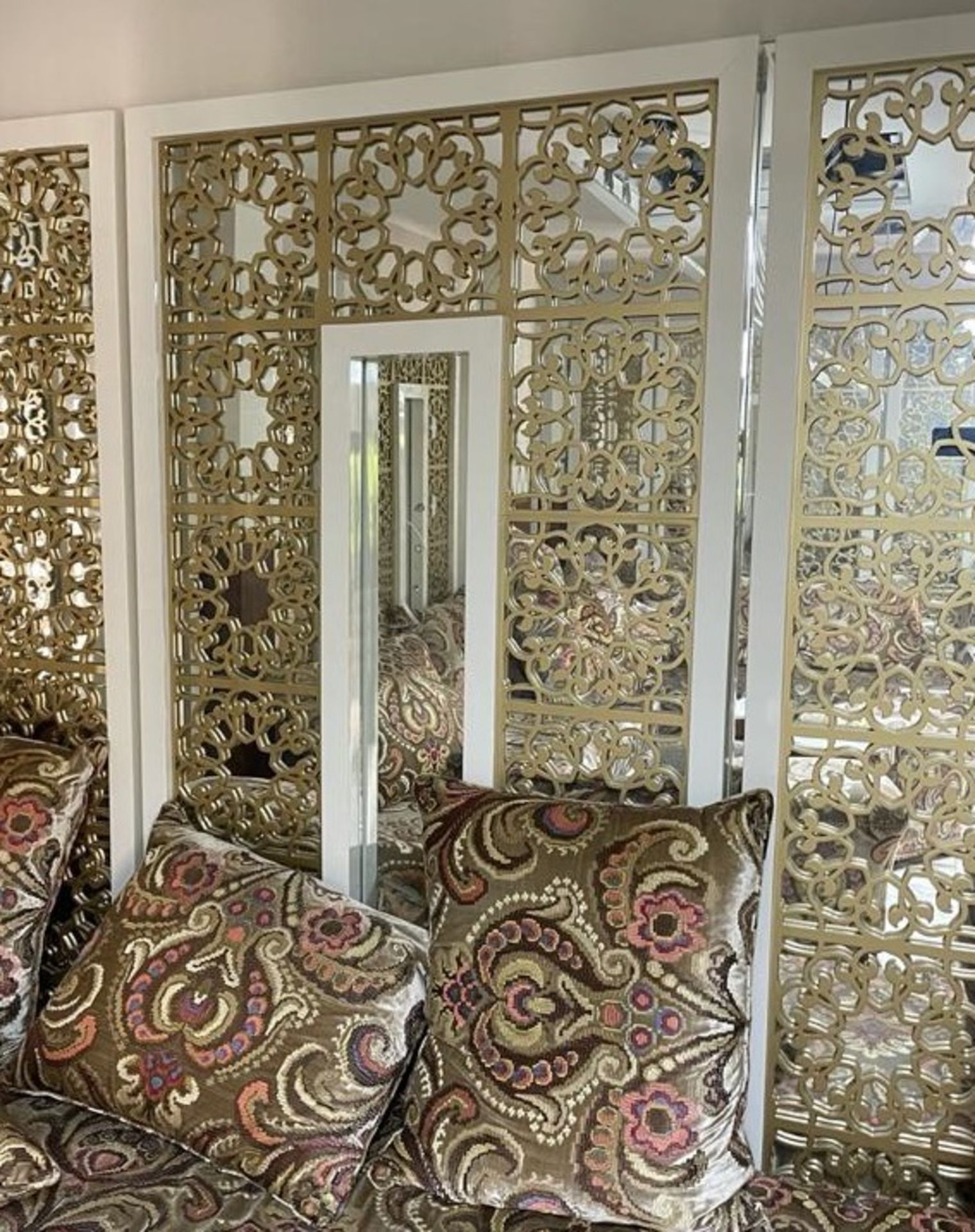 A Set Of 3 x Moroccan-style Room Divider Screen Panels - Ref: HMS108 - CL668 - Location: