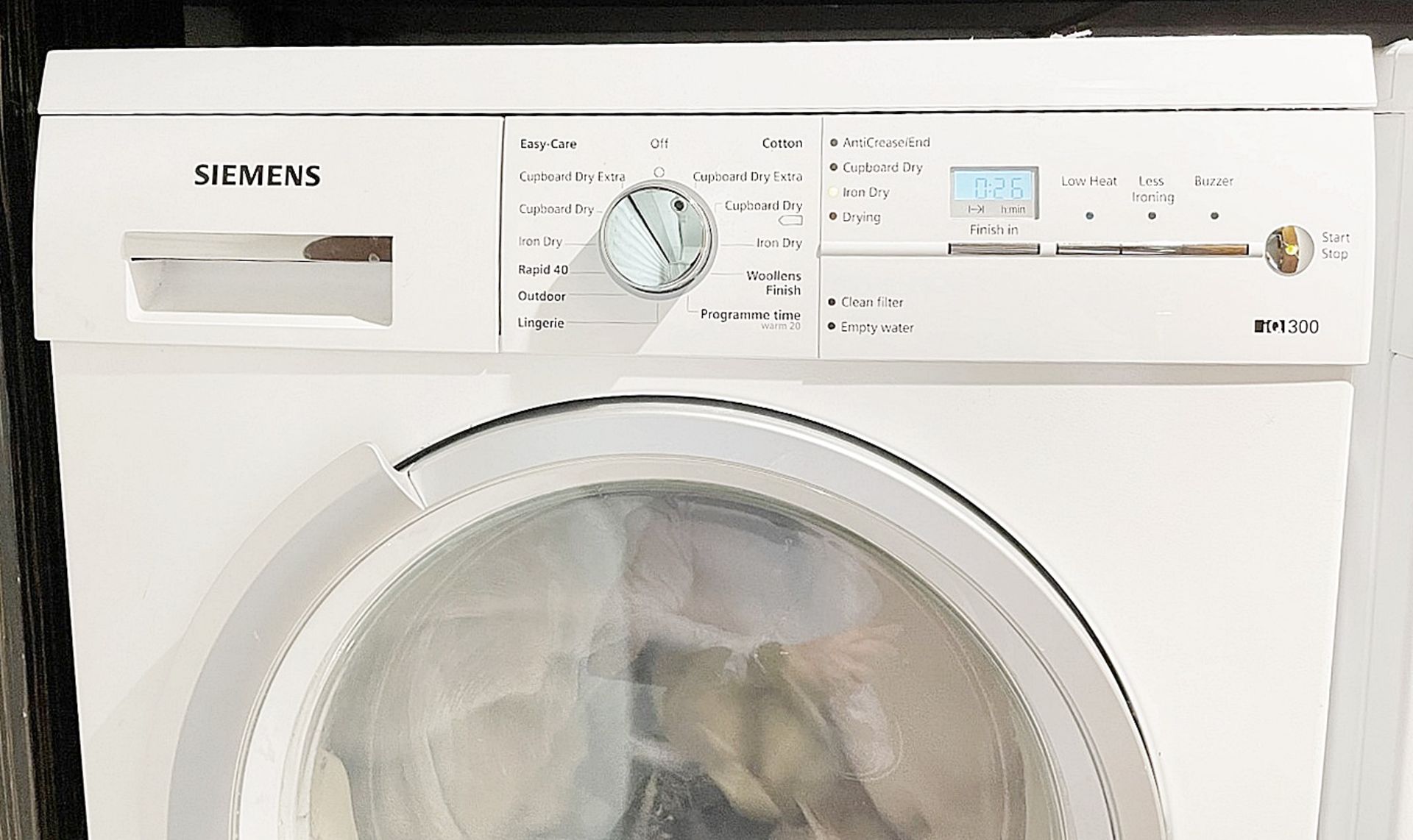 1 x Siemens IQ-300 8Kg Washing Machine With 1400 rpm - White - C Rated - Dimensions: H84.8 x W59.8 x - Image 2 of 3