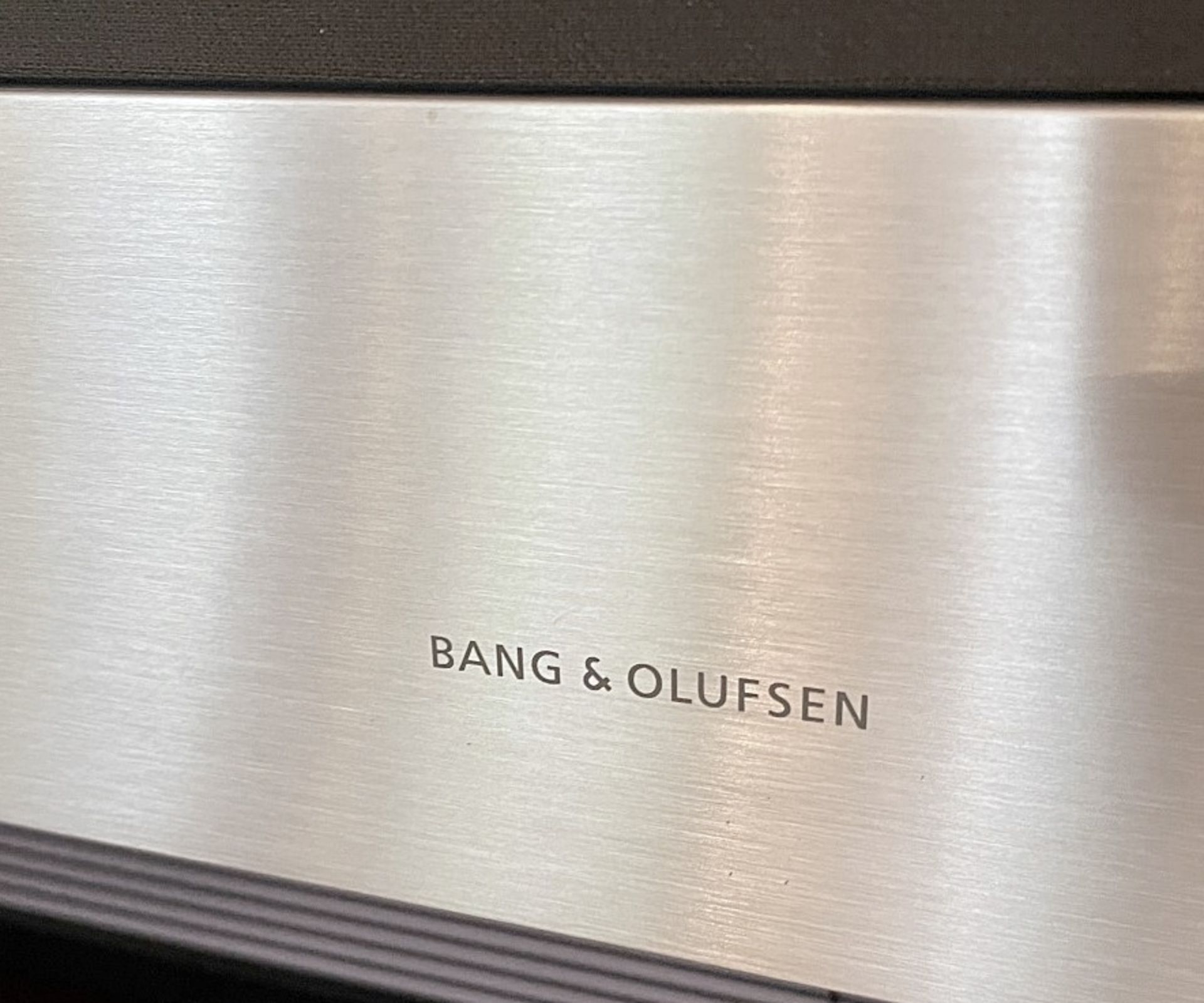 1 x BANG & OLUFSEN Wall Mounted Television In A Stainless Steel Frame, With Remote Control - Image 3 of 9