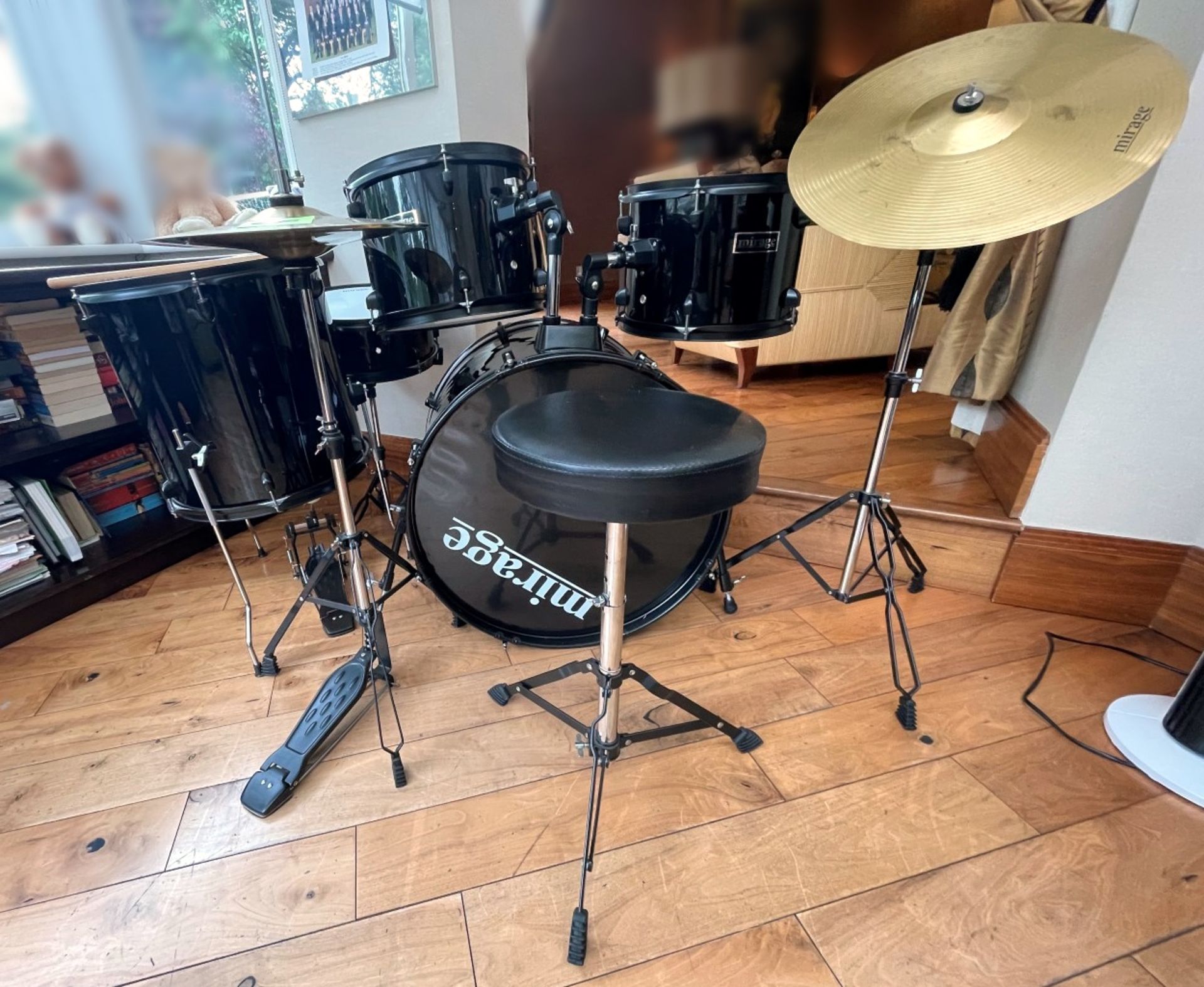 1 x MIRAGE Drum Kit In Black - Ref: SGV100 - CL672 - Location: Newcastle upon Tyne NE7 - NO VAT - Image 5 of 8