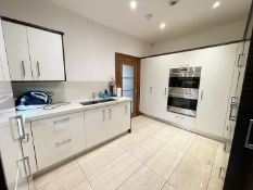 1 x Bespoke Fitted Mowlem & Co Kitchen With Miele and Sub Zero Appliances & Granite Worktops -