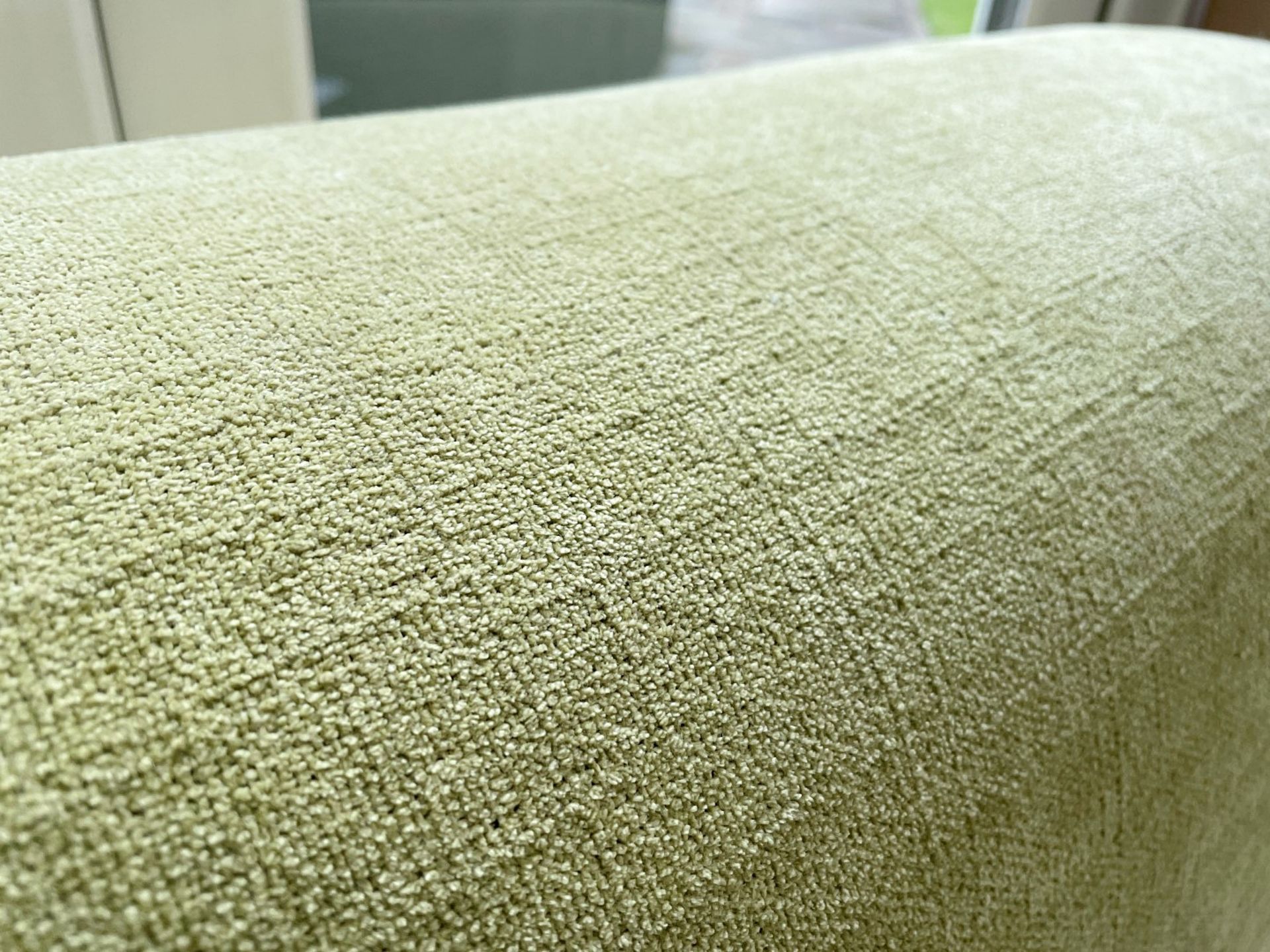 1 x Richly Upholstered 2-Seater Sofa In A Pale Green Chenille - NO VAT ON THE HAMMER - Image 11 of 11