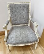 1 x Opulent Period-Style Upholstered Lounge Chair - Ref: SGV174 - CL672 - NO VAT ON HAMMER