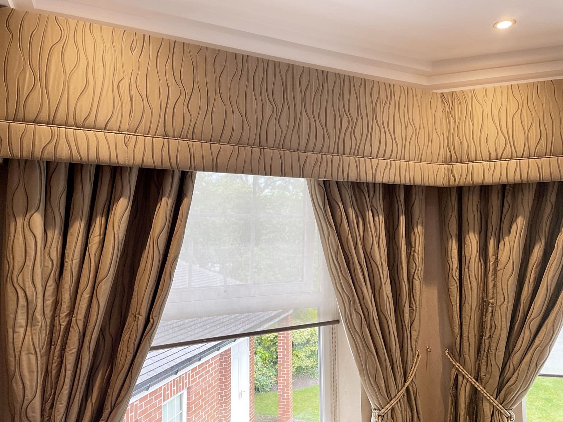 3 x Pairs of Premium Quality Curtains - Each Includes Pelmets, Ties & Blinds - NO VAT - Image 2 of 14