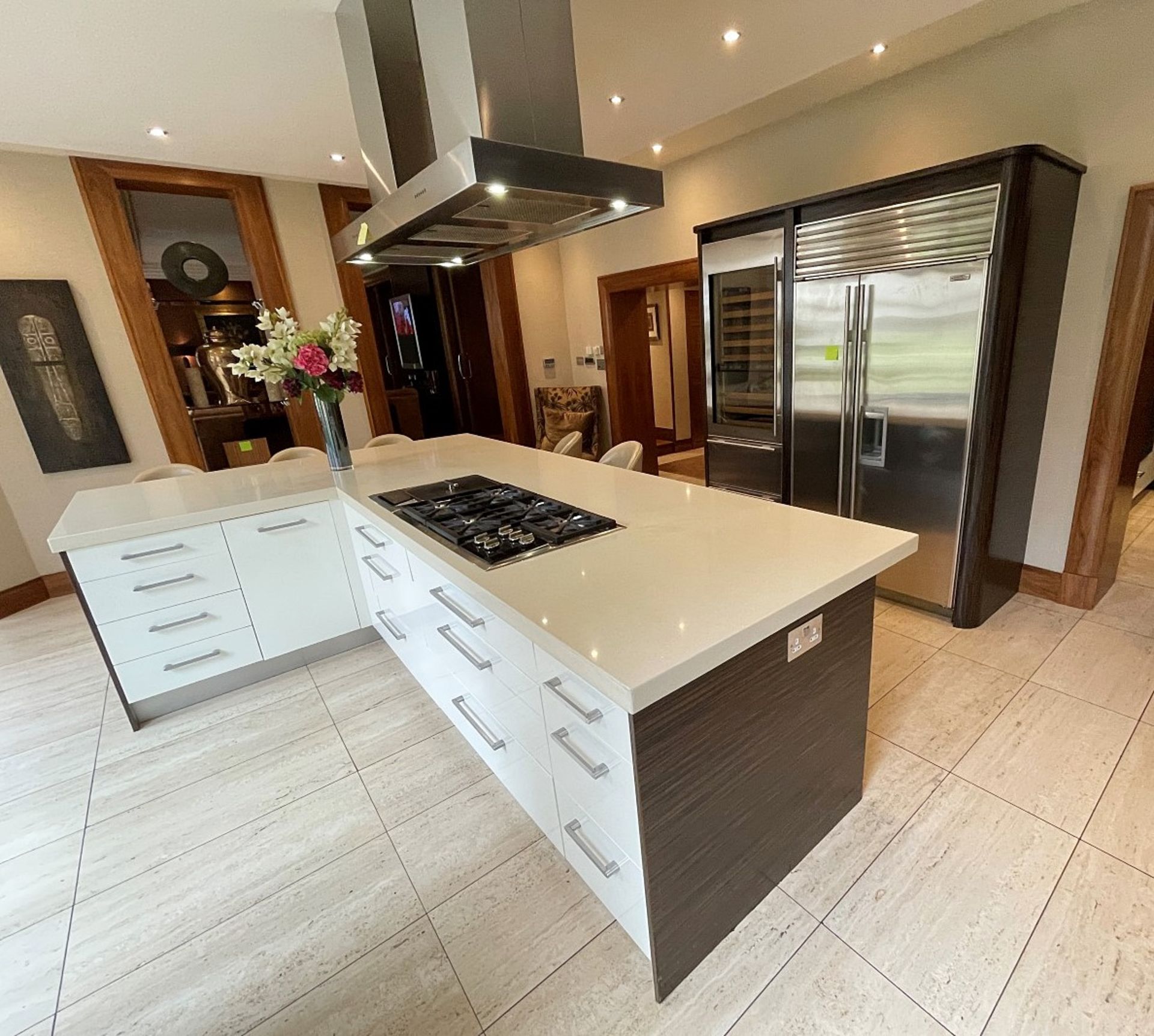 1 x Bespoke Fitted Mowlem & Co Kitchen With Miele, Wolf, and Sub Zero Appliances & Granite Worktops