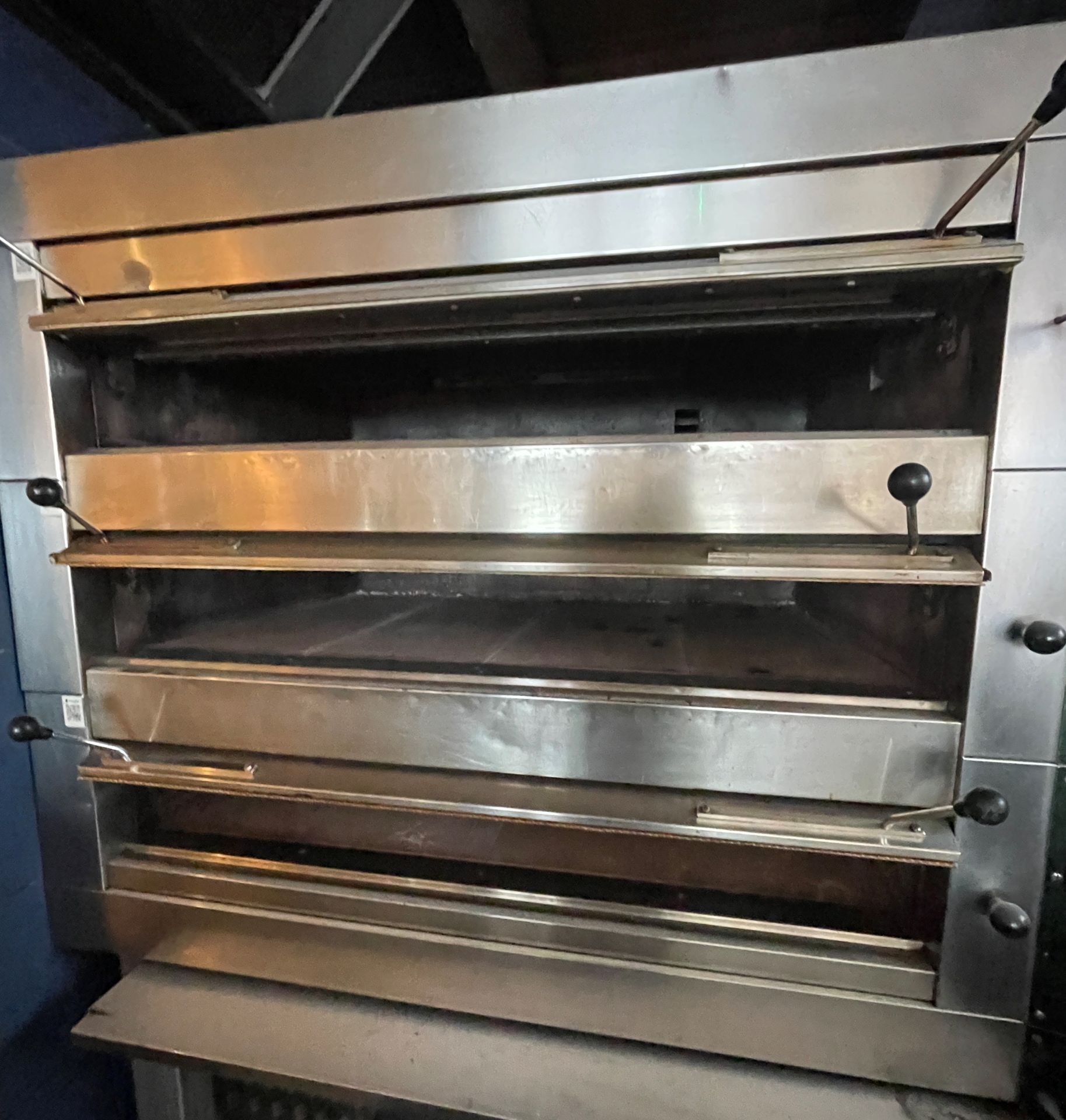 1 x Sveba Dahl Triple Deck Pizza Oven - Model DC-32EP - 3 Phase Power - Size H186 x W170 x D112 - Image 10 of 11