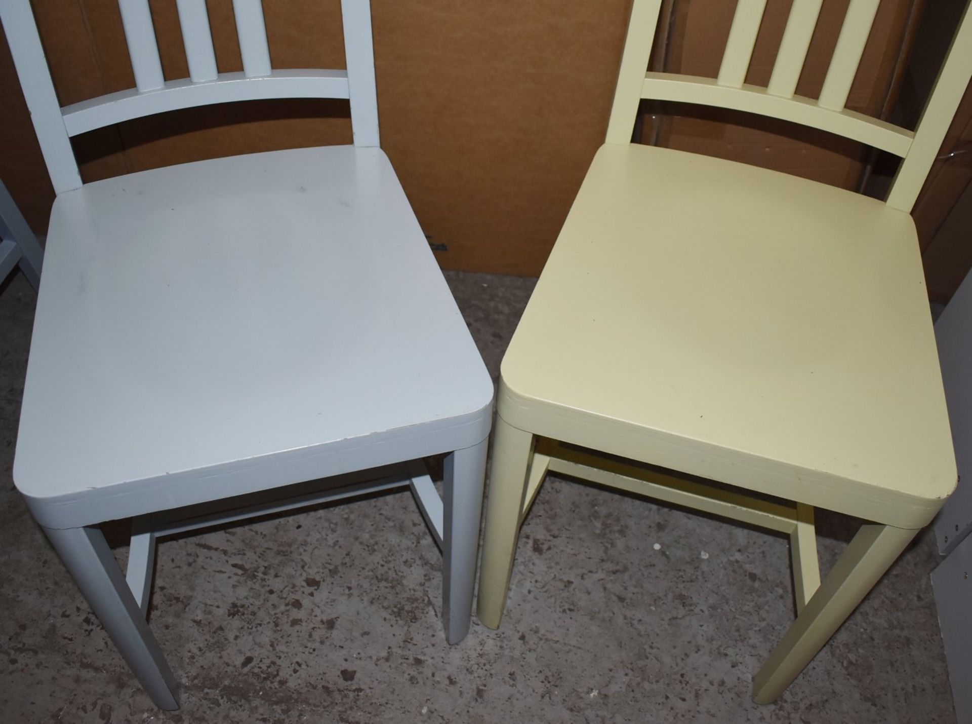 4 x Designer Billiani CO2 Contemporary Wooden Dining Chairs - Designed By Aldo Cibic - Made in Italy - Image 5 of 8