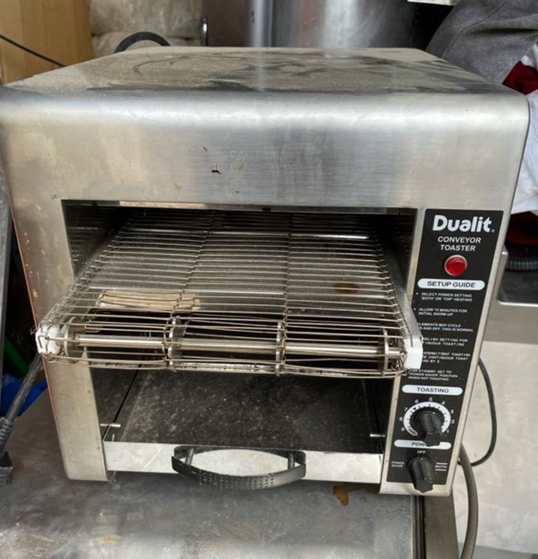 1 x Dualit DCT2T Conveyor Toaster With Stainless Steel Exterior - CL667 - Location: Brighton,