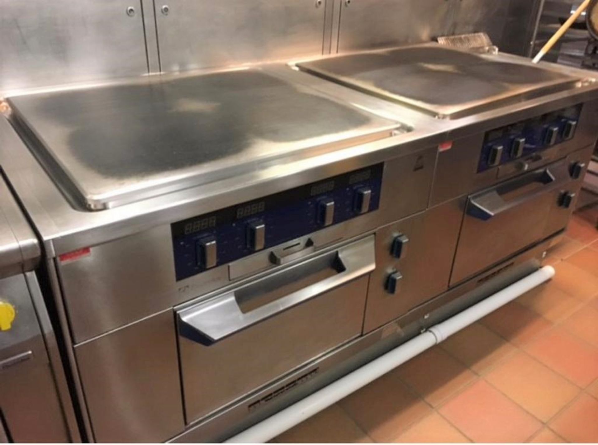 1 x Electrolux Thermoline Twin Range Cookers With Solid Top Griddles - 3 Phase - Recently Removed Fr