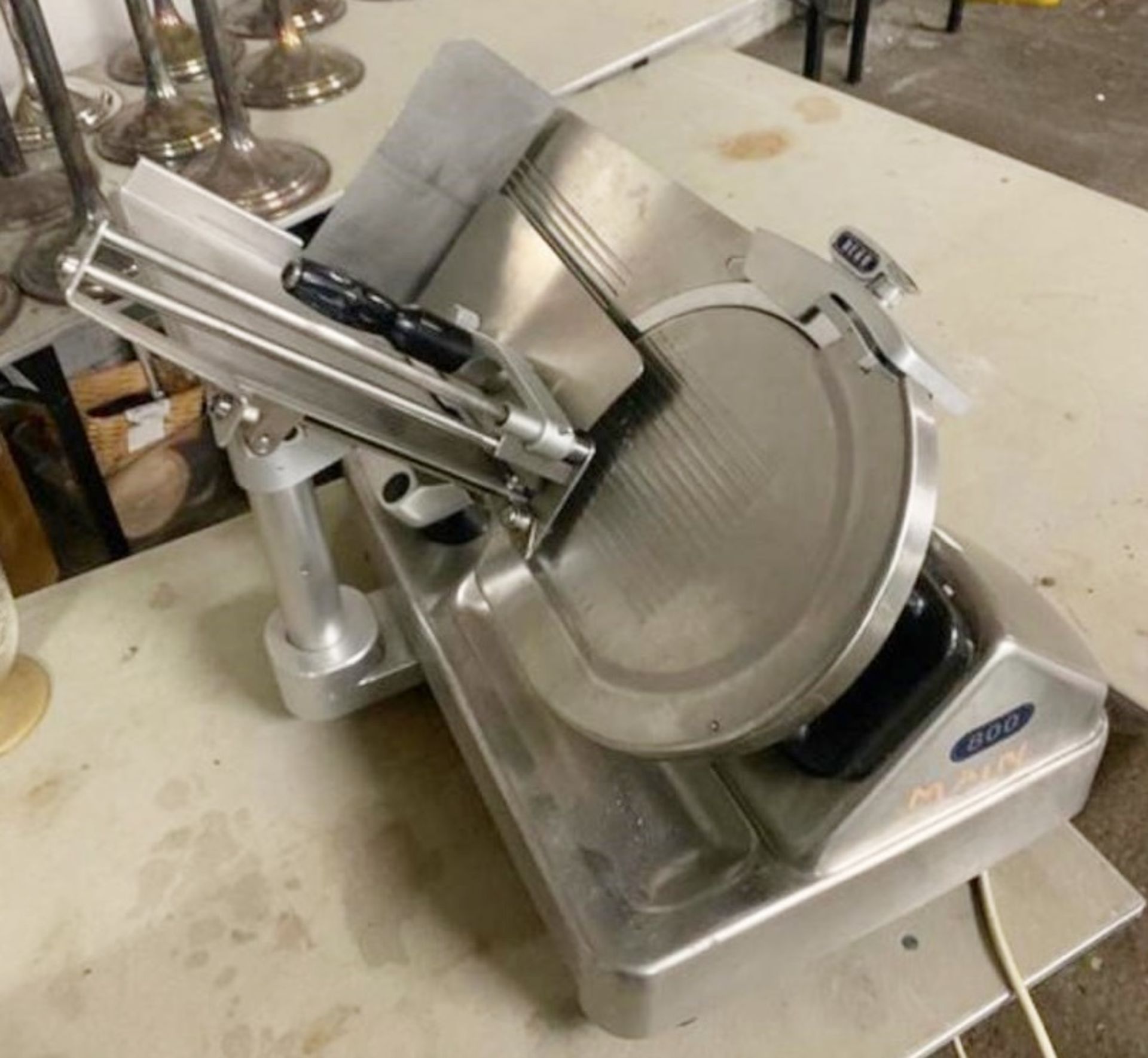 1 x Commercial 12 Inch Meat Slicer - Model 800 - With Stainless Steel Exterior - CL667 - Location: